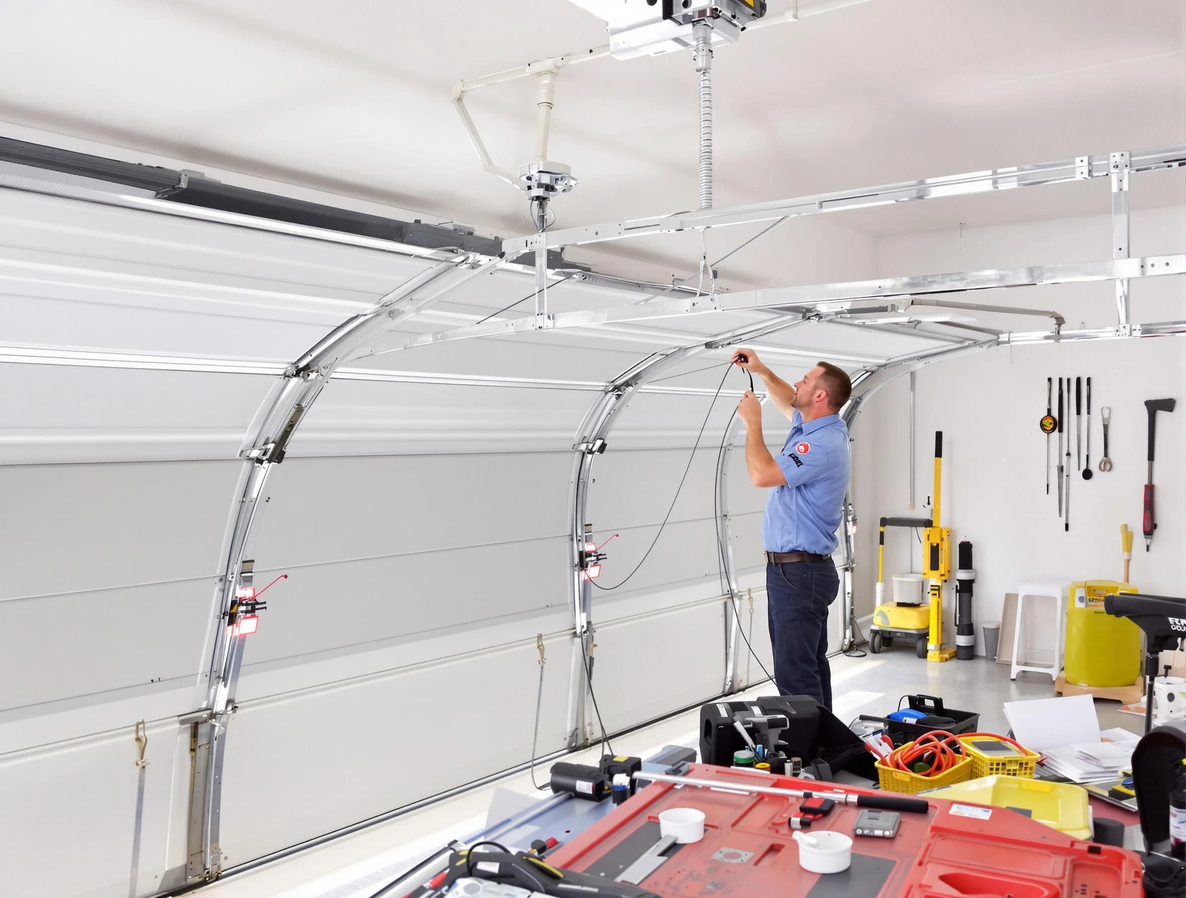 Garage door cable repair service by Boston Garage Door Repair in Boston