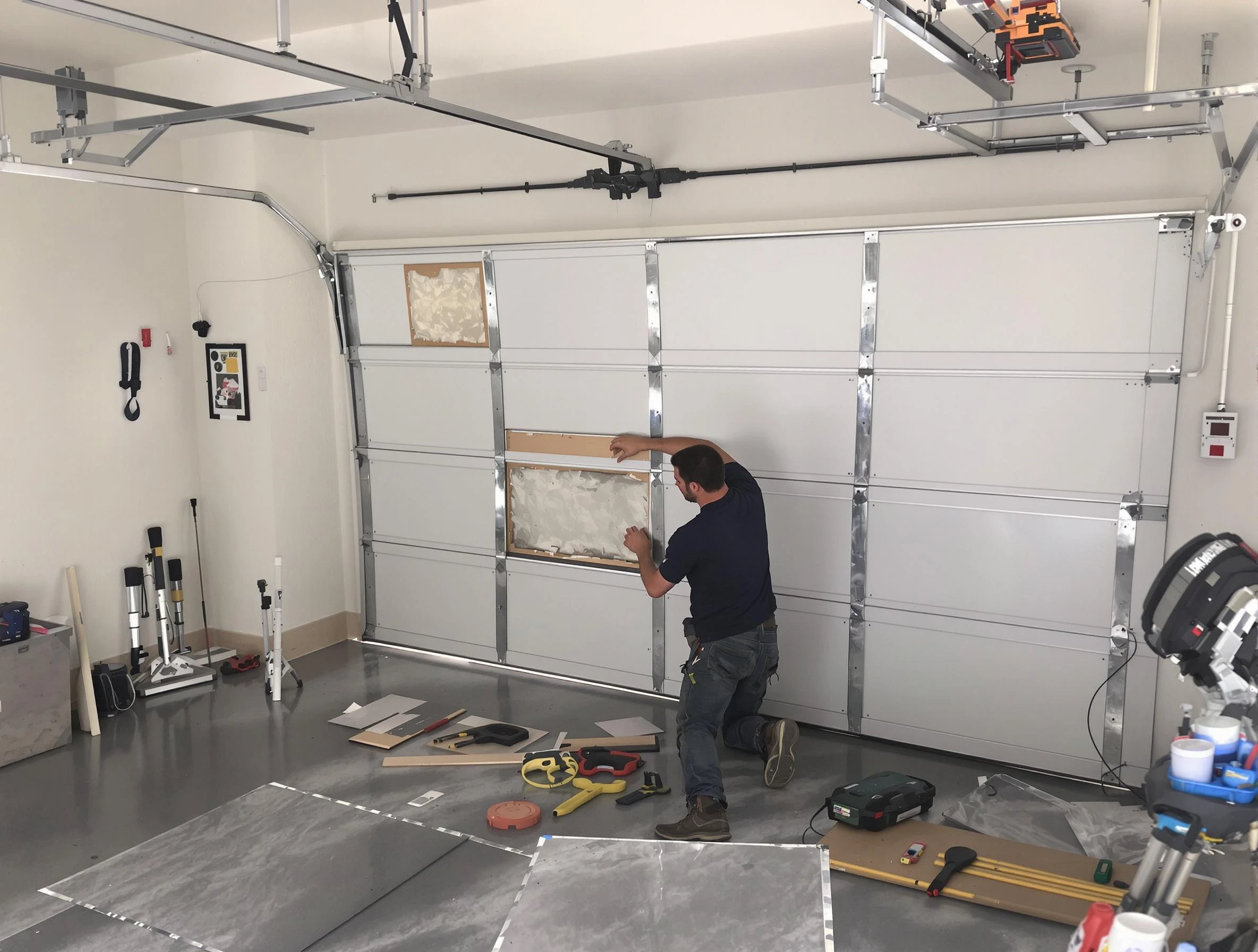 Garage Door Panel Repair in Boston