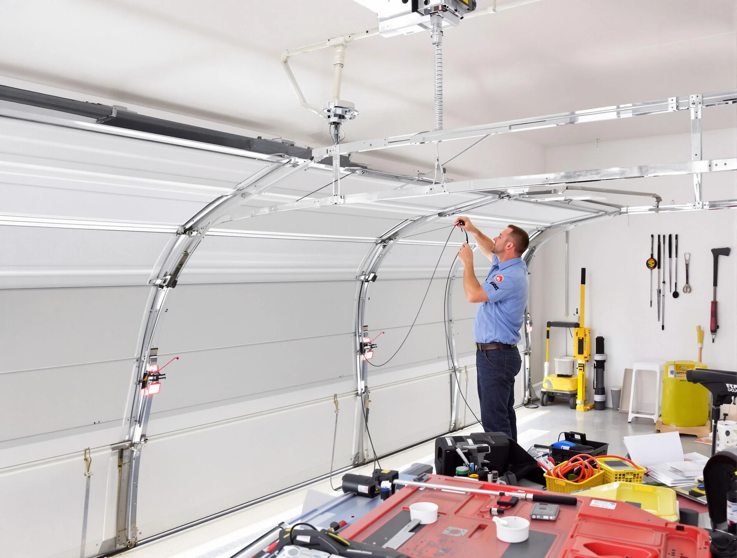 Garage door cable repair service by Boston Garage Door Repair in Boston