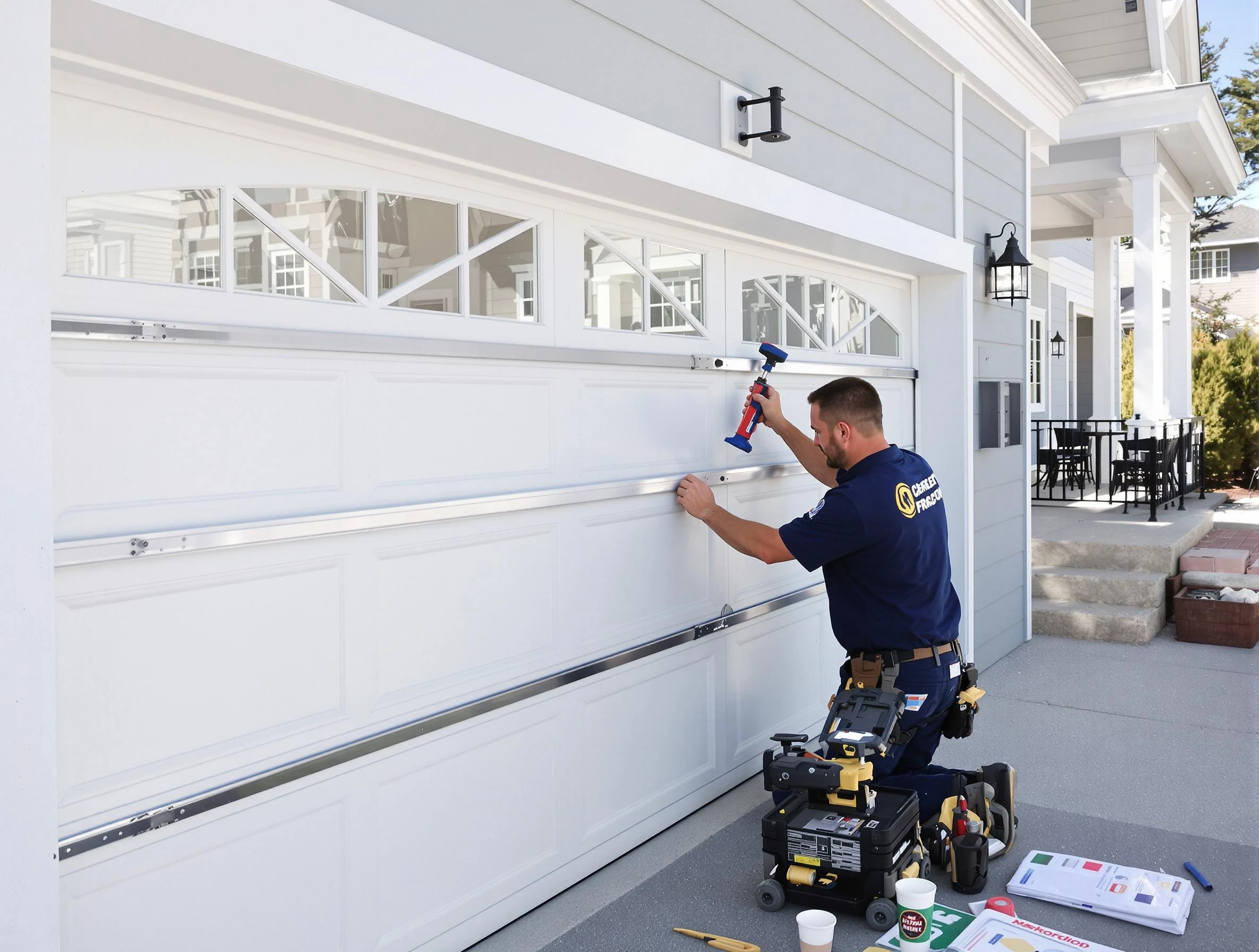Professional garage door installation by Boston Garage Door Repair in Boston
