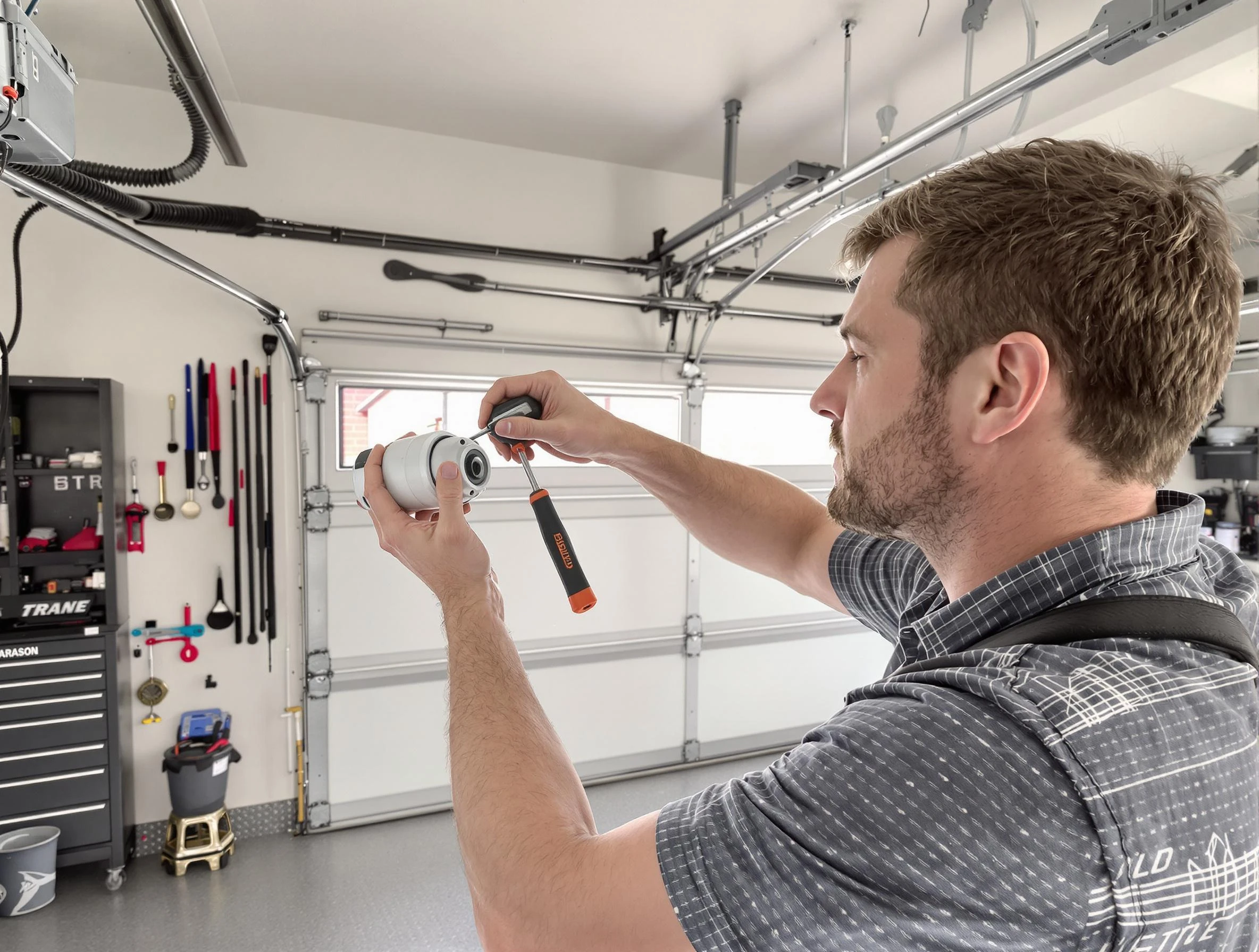 Garage door opener repair service by Boston Garage Door Repair in Boston